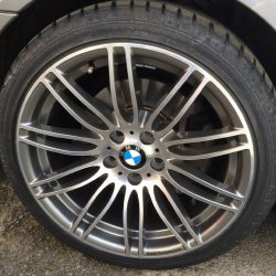 BMW Performance 269 Felge in 8.5x15 ET 18 mit Continental ContiSport 2 Reifen in 245/35/19 montiert vorn Hier auf einem 5er BMW E60 530d (Limousine) Details zum Fahrzeug / Besitzer