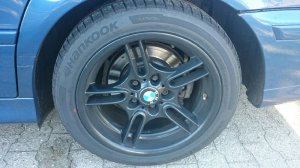 BMW Styling 66 Felge in 9x17 ET 26 mit Hankook  Reifen in 255/40/17 montiert hinten Hier auf einem 5er BMW E39 525i (Touring) Details zum Fahrzeug / Besitzer