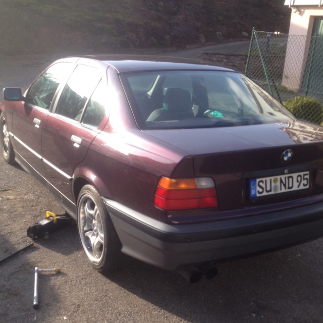 Mein Bimmer in Brokatrot - 3er BMW - E36