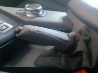 BMW M Performance Verkleidungsteile Carbon & alcantara handbrake