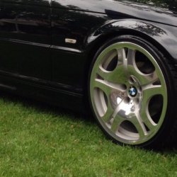 BMW BMW Styling 92 Sternspeiche Felge in 9x19 ET 24 mit - NoName/Ebay -  Reifen in 215/30/19 montiert vorn Hier auf einem 3er BMW E46 320i (Cabrio) Details zum Fahrzeug / Besitzer