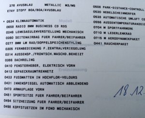 Avusblauer Touring - 3er BMW - E36