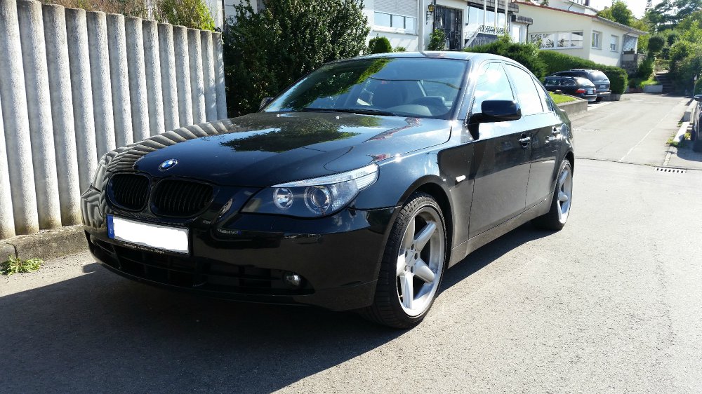 525i, schwarz, elegant, sportlich dezent - N52 - 5er BMW - E60 / E61