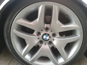 BMW Styling 192 Felge in 8x18 ET 47 mit Hankook EVO V12 Reifen in 225/40/18 montiert vorn mit 15 mm Spurplatten Hier auf einem 3er BMW E46 320d (Touring) Details zum Fahrzeug / Besitzer
