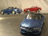 My BMW 1/18 diecast modellcars - BMW Fakes - Bildmanipulationen - BMW Z3M Roadster 1996 blå.JPG