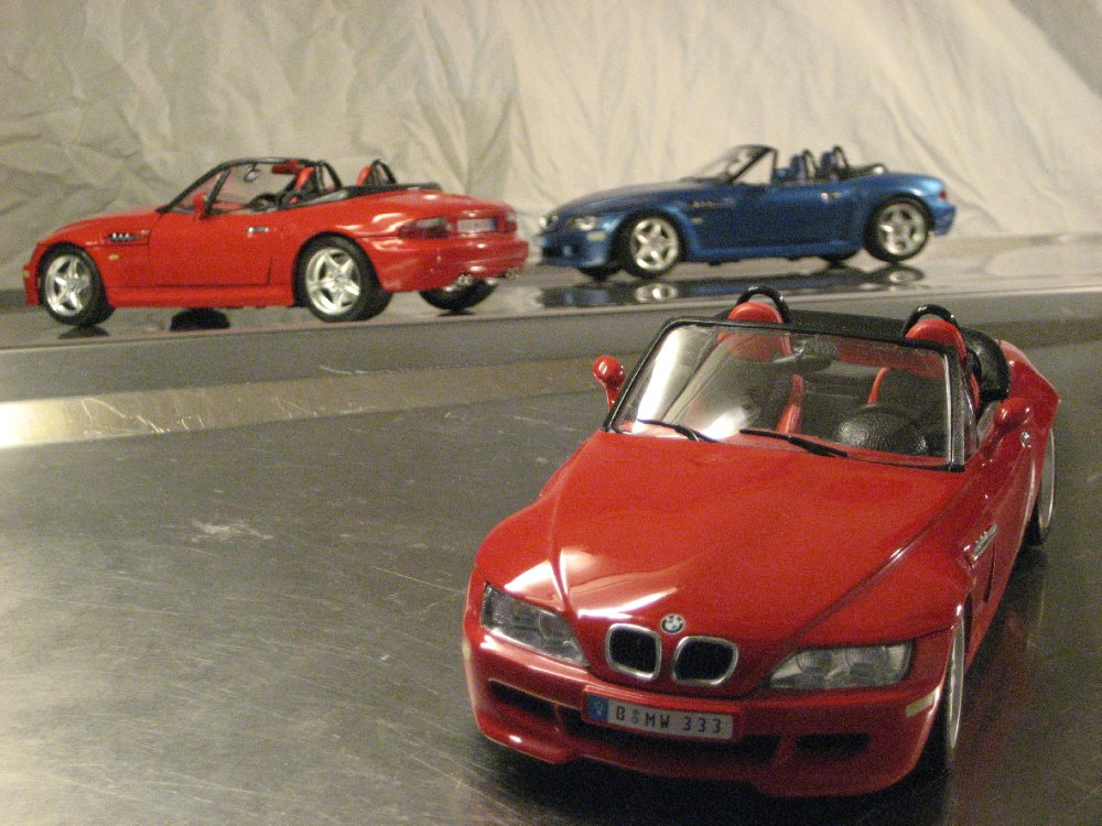 My BMW 1/18 diecast modellcars - BMW Fakes - Bildmanipulationen