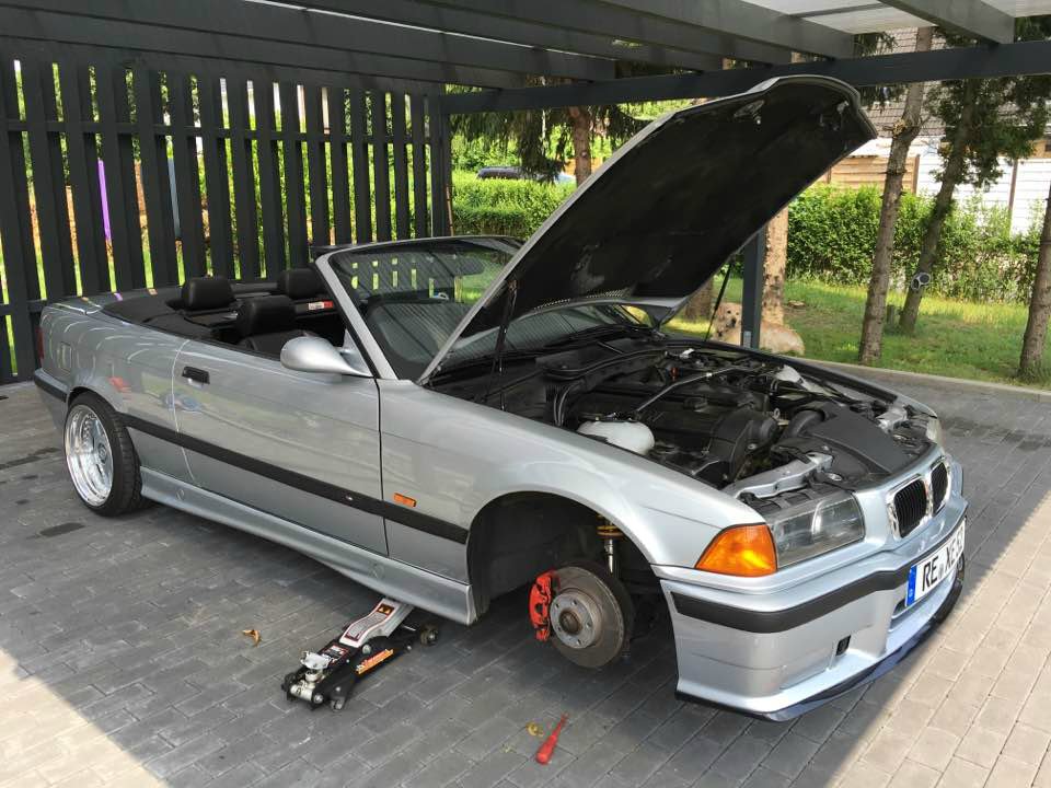 Silbersahne auf OZ Futura - 3er BMW - E36