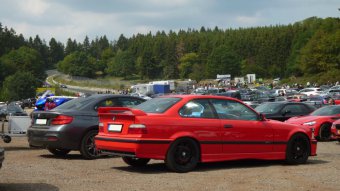 318is E36 Coup Hellrot Class-II-Optik - 3er BMW - E36