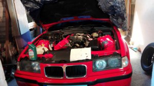 318is E36 Coup Hellrot Class-II-Optik - 3er BMW - E36