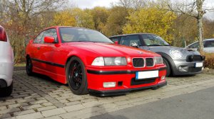 318is E36 Coup Hellrot Class-II-Optik - 3er BMW - E36