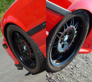 318is E36 Coup Hellrot Class-II-Optik - 3er BMW - E36