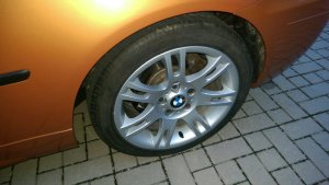 BMW Futura Felge in 7.5x18 ET 21 mit Continental SP9000 Reifen in 245/45/17 montiert hinten Hier auf einem 3er BMW E46 316ti (Compact) Details zum Fahrzeug / Besitzer