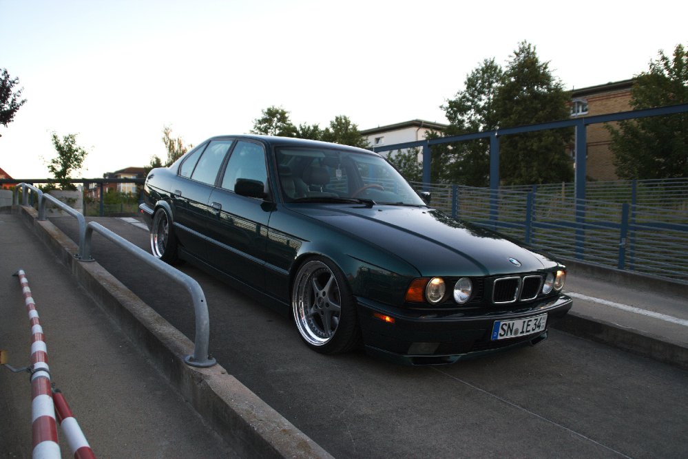 E34, 525i Limo \ Oxfordgrne Diva - 5er BMW - E34