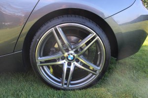 Borbet XRT Graphite Polished Felge in 8.5x19 ET 35 mit Hankook S1 evo2 Reifen in 225/35/19 montiert hinten Hier auf einem 1er BMW F20 120d (5-trer) Details zum Fahrzeug / Besitzer