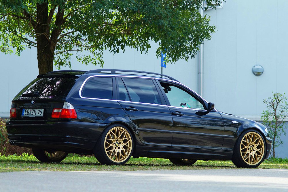 E46 Touring | black & gold - 3er BMW - E46