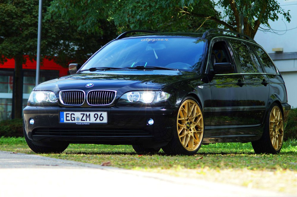 E46 Touring | black & gold - 3er BMW - E46