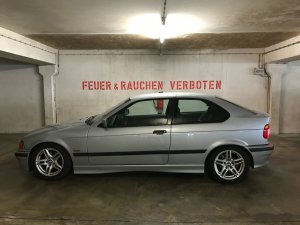 E36 323ti Arktissilber - neue Felgen + back to OEM - 3er BMW - E36