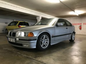 E36 323ti Arktissilber - neue Felgen + back to OEM - 3er BMW - E36