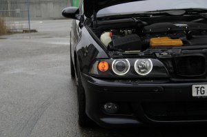 ///M5 E39___Black Devil with White Angel Eyes - 5er BMW - E39