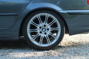 BMW Styling M135 Felge in 8.5x18 ET 50 mit Fulda SportControl Reifen in 255/35/18 montiert hinten Hier auf einem 3er BMW E46 318i (Limousine) Details zum Fahrzeug / Besitzer