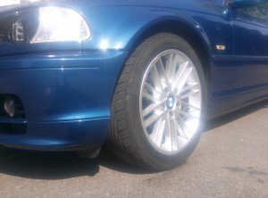 BMW BMW 6752084 Felge in 7.5x17 ET  mit - NoName/Ebay -  Reifen in 225/40/17 montiert vorn Hier auf einem 3er BMW E46 320i (Coupe) Details zum Fahrzeug / Besitzer
