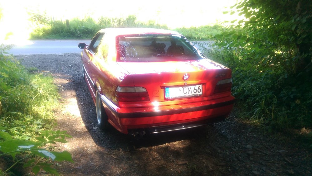 mein roter BMW M3 3.0l - 3er BMW - E36