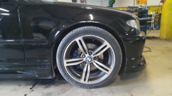 BMW  Felge in 9x18 ET  mit Michelin Pilot Sport 3 Reifen in 255/35/18 montiert hinten Hier auf einem 3er BMW E46 320d (Limousine) Details zum Fahrzeug / Besitzer