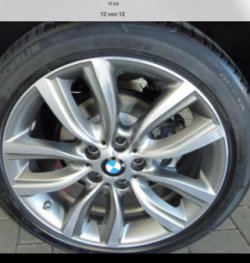 BMW  Felge in 8x18 ET  mit BMW  Reifen in 225/40/18 montiert vorn Hier auf einem 2er BMW F45 220i (Active Tourer) Details zum Fahrzeug / Besitzer