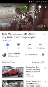 E36 Umbau S54B32 - Video Voting