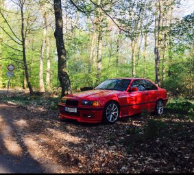 E36 325 Coup hellrot Projektbernahme - 3er BMW - E36