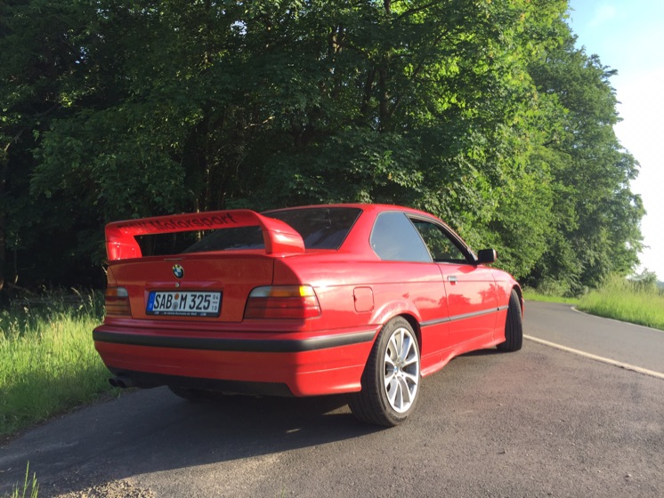 E36 325 Coup hellrot Projektbernahme - 3er BMW - E36