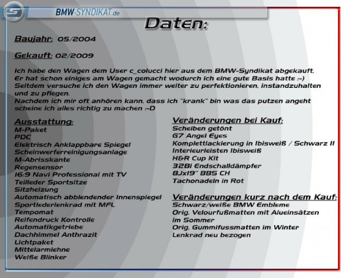 BMW-Syndikat Fotostorie
