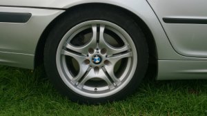 BMW Styling 68 Felge in 8.5x17 ET 50 mit - Eigenbau - werden noch erneuert Reifen in 245/40/17 montiert hinten Hier auf einem 3er BMW E46 330d (Touring) Details zum Fahrzeug / Besitzer