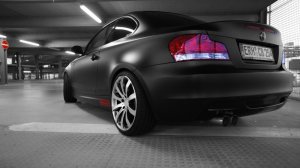 /// Matt Black - Coupe /// - 1er BMW - E81 / E82 / E87 / E88