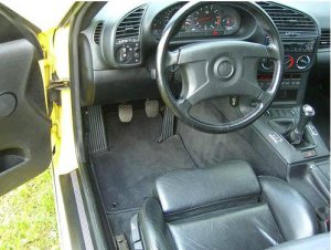 Dakargelber Youngtimer - 3er BMW - E36