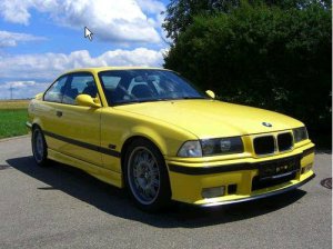 Dakargelber Youngtimer - 3er BMW - E36