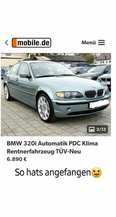 BMW 320i Limousine  170 PS 65.000 KM - 3er BMW - E46