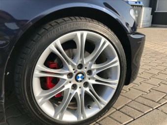 BMW M135 Felge in 8x18 ET 47 mit Bridgestone Potenza Reifen in 225/40/18 montiert vorn Hier auf einem 3er BMW E46 325i (Cabrio) Details zum Fahrzeug / Besitzer