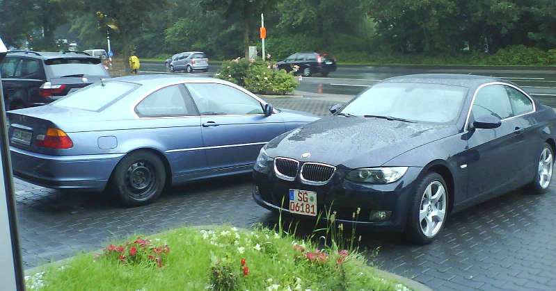 E92 von 03/2006 und Nachfolger 06/2008 - 3er BMW - E90 / E91 / E92 / E93