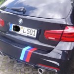 BMW M Performance 2x1-Rohr rechts/links Endschalldmpfer M