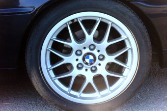 BBS RX204 Felge in 8x17 ET 38 mit Continental  Reifen in 225/45/17 montiert hinten mit 10 mm Spurplatten Hier auf einem 3er BMW E46 320i (Coupe) Details zum Fahrzeug / Besitzer