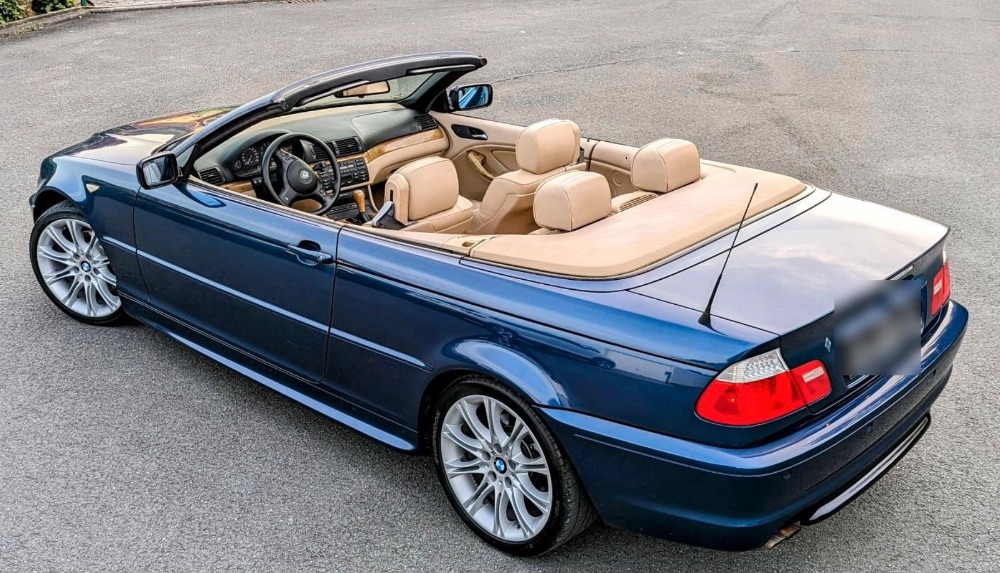 325ci 2005 Mystic Blau - Leder Montana beige - 3er BMW - E46