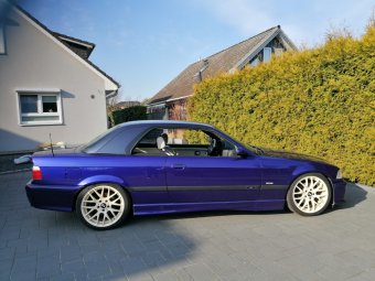 BMW E36 328i Cabrio individual velvet-blue-metalli - 3er BMW - E36