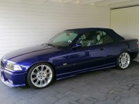 BMW-Syndikat Fotostory - BMW E36 328i Cabrio individual velvet-blue-metalli