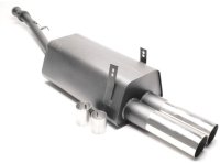 TA Technix 2-Rohr Endschalld�mpfer 2x76mm Rund+scharf
