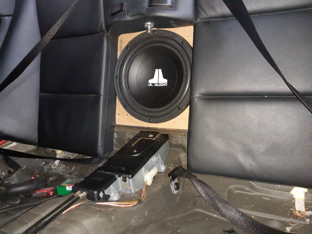 E46 M3 Cabrio Hifi Umbau mit Skisack Subwoofer - Fotos von CarHifi & Multimedia Einbauten