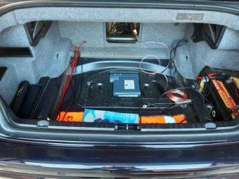 E46 M3 Cabrio Hifi Umbau mit Skisack Subwoofer - Fotos von CarHifi & Multimedia Einbauten