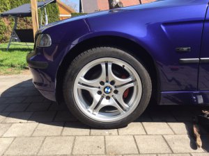 BMW Styling 68 Felge in 7.5x17 ET 41 mit Michelin Pilot Sport 3 Reifen in 225/45/17 montiert vorn Hier auf einem 3er BMW E46 318ti (Compact) Details zum Fahrzeug / Besitzer