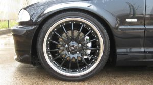 eMotion Desire Felge in 8x18 ET 35 mit Nexen Nexen N3000 Reifen in 225/40/18 montiert vorn Hier auf einem 3er BMW E46 318i (Touring) Details zum Fahrzeug / Besitzer