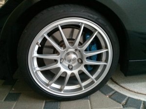 O.Z OZ Superleggera Felge in 8x18 ET 40 mit Dunlop Sportmaxx Reifen in 225/40/18 montiert vorn Hier auf einem 3er BMW E91 335i (Touring) Details zum Fahrzeug / Besitzer
